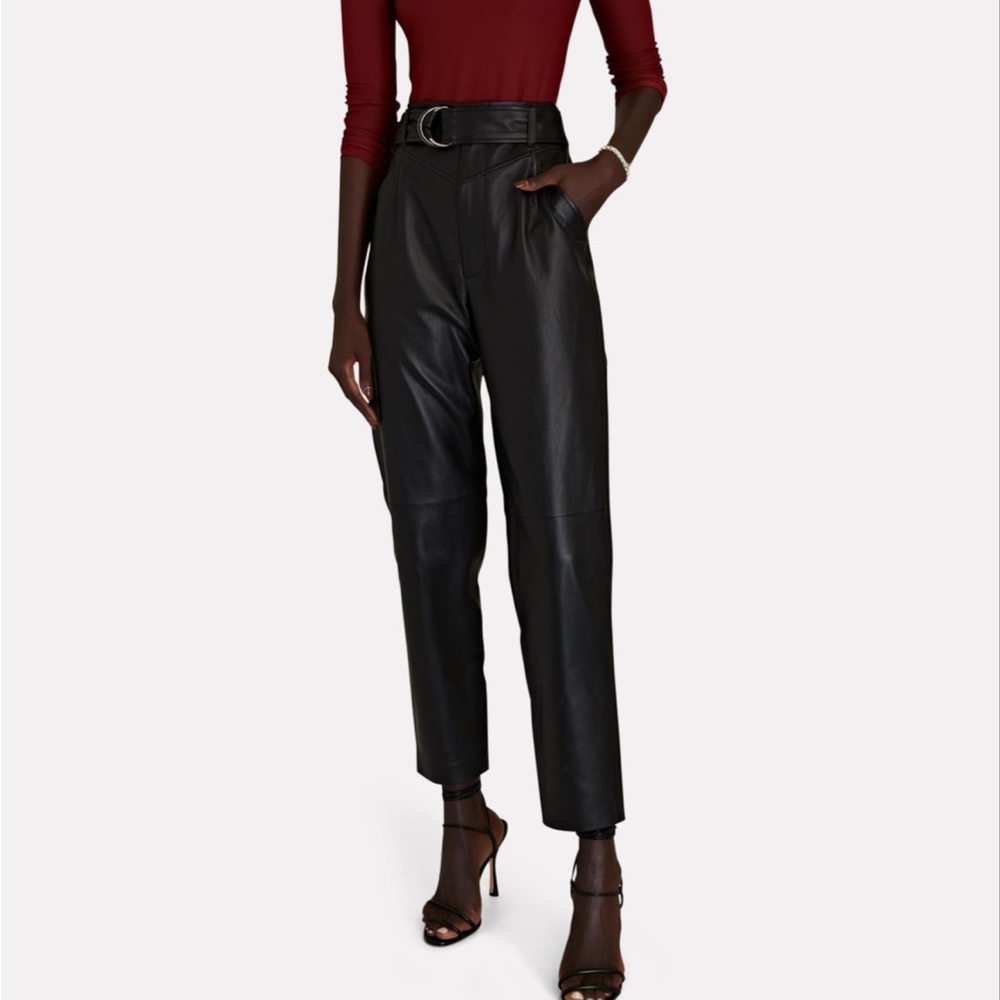 Intermix vegan leather pants